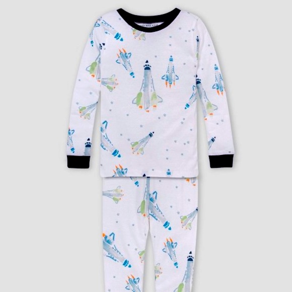 Burt's Bees Pajamas Burts Bees 2piece Rocket Organic Cotton Pajama